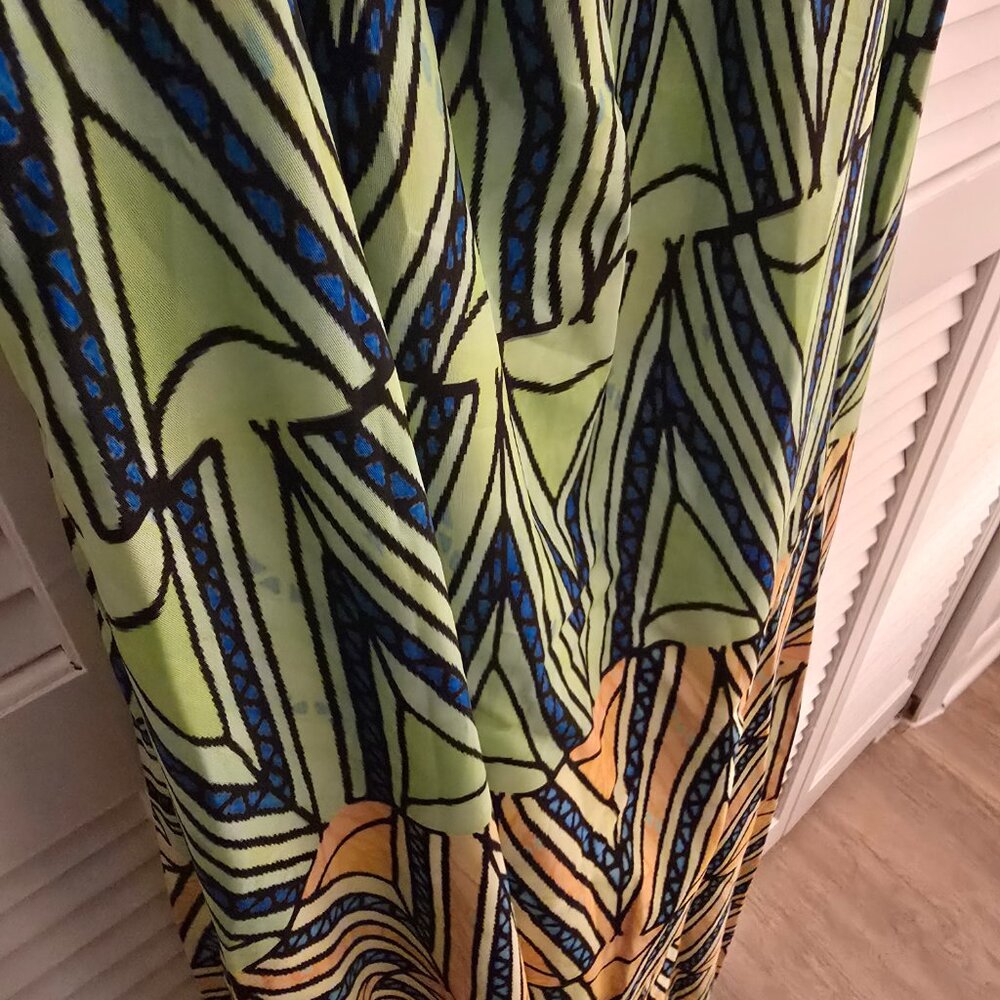 NWOT Multicolor Spaghetti Strap Maxi Dress - Picture 5 of 7